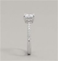 Anello Medea Donna in Oro bianco Diamante 0.90 Ct AN RAD 0.90 CERT - AN RAD 0.90 CERT